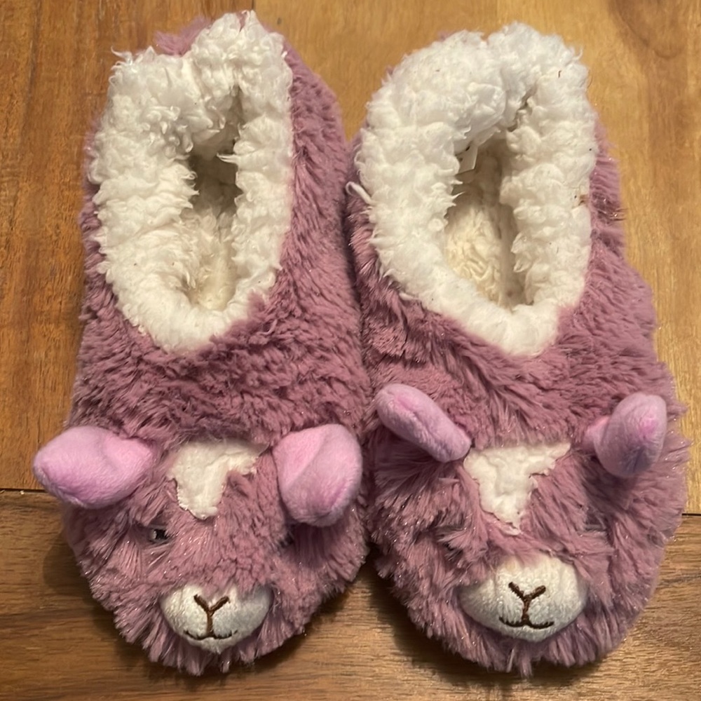 Llama slippers!!!!  All fleece; super warm!